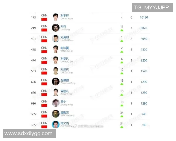 羽毛球实力排行榜揭晓上海羽毛球队荣登第七名展现强劲实力